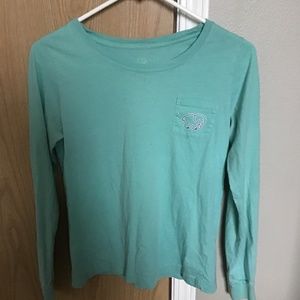 Ivory Ella Blue/Green Elephant Support Long Sleeve